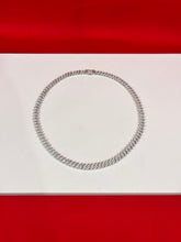 Iced-Out Pure Silver Chain 20”